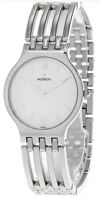 Movado Esperanza Stainless Steel White Dial Unisex Watch 84-19-861 • $300