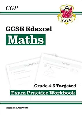 GCSE Maths Edexcel Grade 4-5 Targeted Exa... CGP Books • £3.44