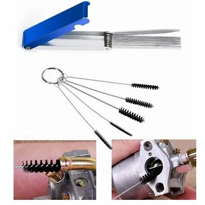 Motorcycle Carburetor Brush Carb Cleaning Kit ATV Dirt Jet Bong Cleaner Tools • $13.99