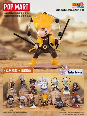 POP MART Naruto Ninja Battle Series Blind Box Confirm Figure Sasuke Uchiha • $19