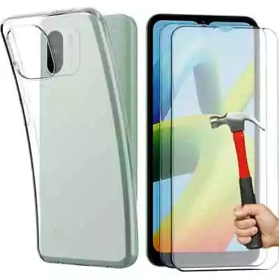 Case Cover TPU + Glass Tempered Glass For Xiaomi Redmi A3/A2/A1 • $9.68