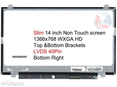 $31.24 • Buy Slim 14 HD Screen For ASUS X453M X453MA X453S X453SA X453 X401A X401U S400C