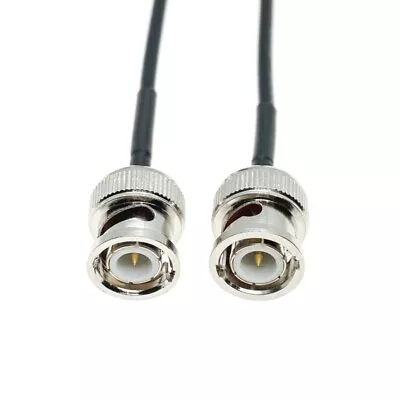 BNC Male To BNC Male Plug Connector Lot Crimp RF Coax Jumper Pigtail RG174 Cable • $2.62