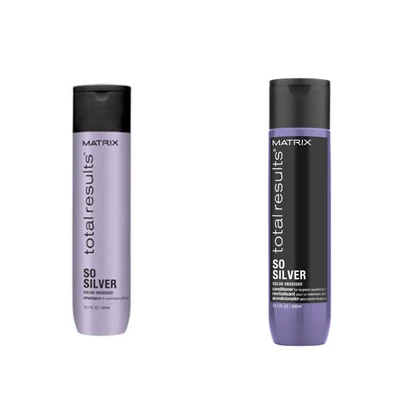 £29.50 • Buy Matrix Total Results So Silver Shampoo & Conditioner 300ml