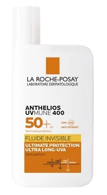 La Roche-Posay ANTHELIOS UVmune 400 Invisible Non-Perfumed Fluid SPF50+ 50ml  • $17.49