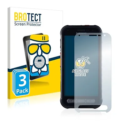 3x Matte Glass Screen Protector For Samsung Galaxy Xcover FieldPro Anti-Glare • £9.59