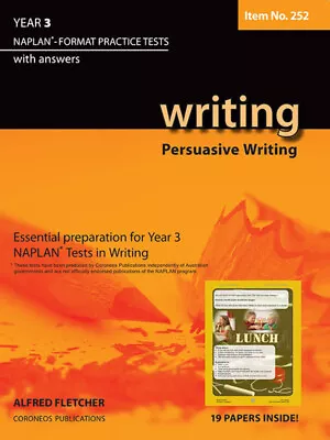 Writing Year 3 NAPLAN* Format Practice Tests 2011 Edition #252 • $22.95