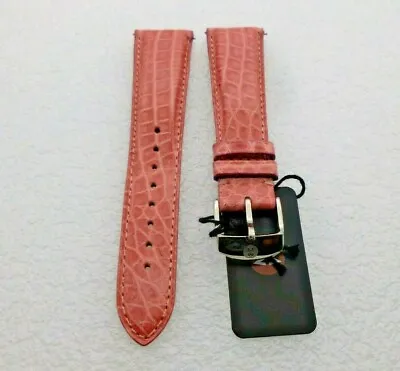 Genuine Michele 20mm Pink Alligator  Watch Band Strap New • $37.77