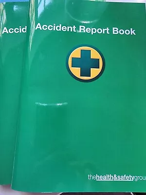 £5.50 • Buy ACCIDENT REPORT BOOK X2 HSE Compliant GDPR Data Protection 1998 RIDDOR A5
