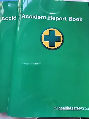 ACCIDENT REPORT BOOK X2 HSE Compliant GDPR Data Protection 1998 RIDDOR A5 • £5.50
