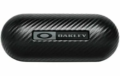 New Oakley Carbon Fiber Hard Sunglasses Case W Cleaning Cloth And Dust Bag. • $19.88