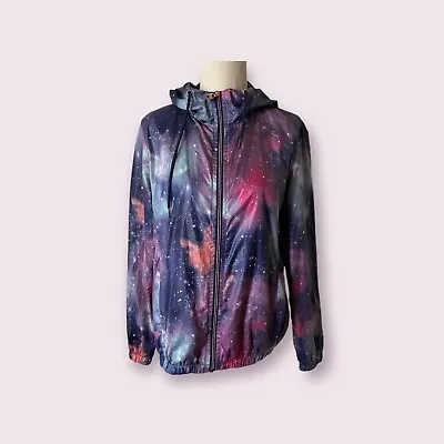 $34 • Buy Pull And Bear  Street Multi Coloured Lightweight Zip Front Jacket Size M