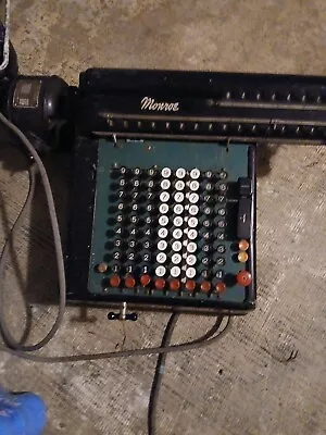 Monroe Vintage Electric Adding Machine / Calculator With Powercord • $20