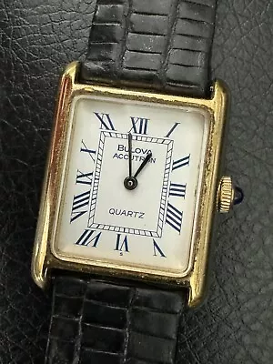 Vintage Bulova Accutron 2470 Movement Gold Electroplate Watch - AS IS - UNTESTED • $49.99