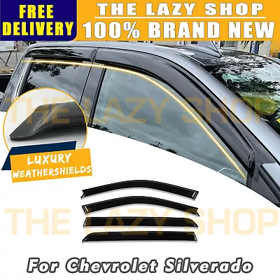 Luxury Weather Shields Weathershields For Chevrolet Silverado T1 2020+ 4pcs • $66.50