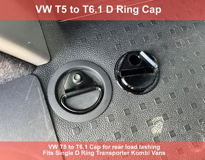 Volkswagen Transporter Kombi T5 /T6.1 - CAP For TIE DOWN EYE - REAR LOAD LASHING • $6.22