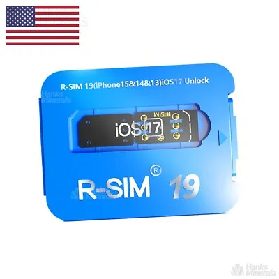 R-SIM19 QPE Stable Nano Unlock Card For IPhone 15 14 13 12 11 RSIM 19 IOS17 • $11.98