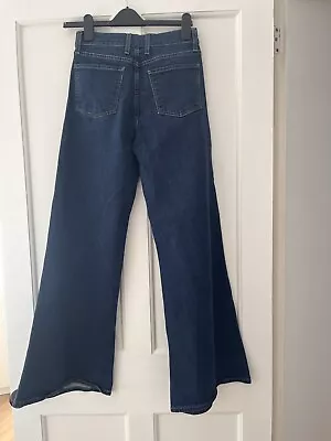Zara Indigo Flare High Waist Jeans EU38 • £5