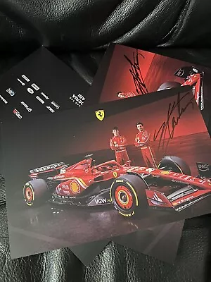 Charles Leclerc Signed  Autograph Card Ferrari F1 Team 2024! Proof RARE • $125