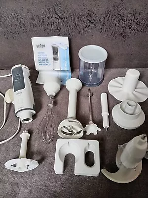 Braun Vario Hand Blender Mini Chopper With L Attachments Works Perfect No Res • £5.50