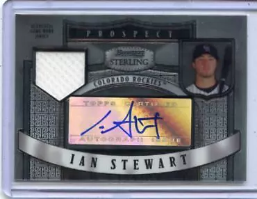 2007 Bowman Sterling #bsp-is Ian Stewart Autograph Auto Jersey Rookie Rc Rockies • $15.96