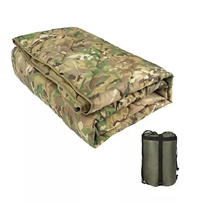 Poncho Liner Military Woobie Blanket Multicam Camo Woobie With Compression Ca... • $51.10
