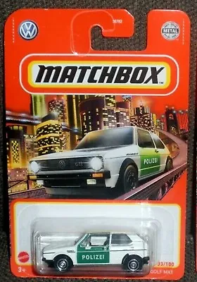 MATCHBOX 1976 Volkswagen Golf MK1 33/100 Diecast • $3