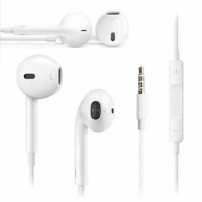 Earphones For Apple IPhone 6 6s Plus 5s IPad Headphones Handsfree With Mic 3.5MM • £3.45