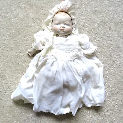 Vintage Bisque & Cloth Reproduction Baby Doll Made In Japan 12  • $25