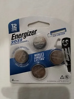 Energizer CR2032 Coin Battery - 4 Count • $7.99