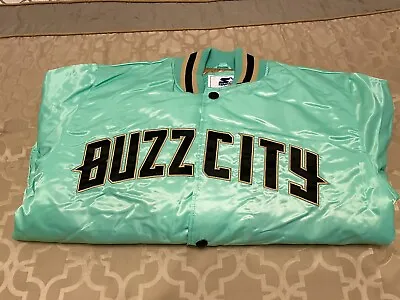 $350 • Buy Charlotte Hornets 2022 “Buzz City” City Edition Limited Starter Jacket Size L