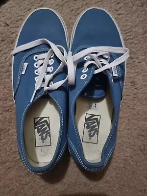 Vans! Shoes Size 9.5 Blue - Very Little Wear! Like New • $20