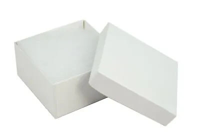 White Gloss Cardboard Cheap Jewellery Gift Packaging Boxes Available In 10 Sizes • £105.99