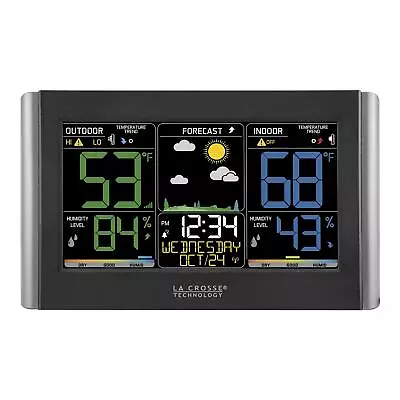 La Crosse Technology C85845-INT Weather Station Black • $42.71