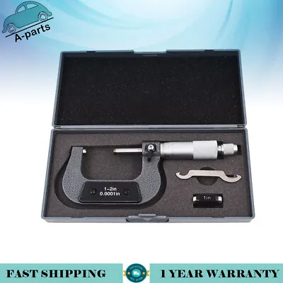 HiGH PRECISION 1 - 2 INCH BLADE OUTSIDE MICROMETER .0001  • $25.24