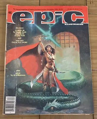 Dec 1984 Marvel Comics Epic Illustrated Magazine Al Williamson Vaughn Bode • $15.99