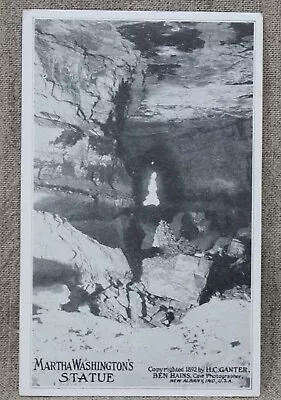 Mammoth Cave Natl Park KY Martha Washington's Statue Vintage Kentucky Postcard • $6.07
