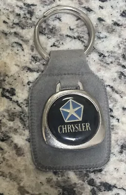 Vintage Chrysler Key Chain Fob Mopar Imperial LeBaron Newport Suede • $10