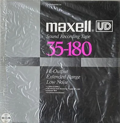 Maxell UD Reel To Reel Tape LP 10  Metal Reel 3600 Ft. • $48.95