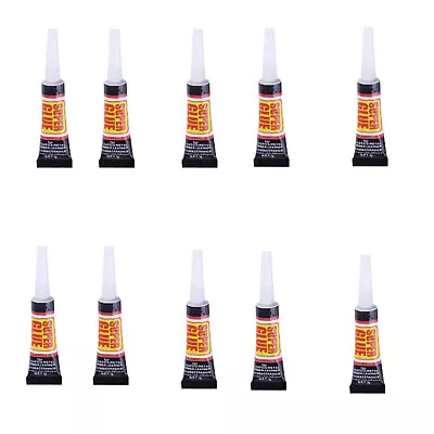 Lot Of 10 PACK Super Glue 3g Crazy Cyanoacrylate Adhesive All Purpose Precision • $6.99