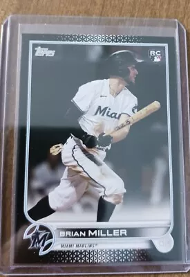 Brian Miller 2022 Topps Series 2 Black Parallel #28/71 RC • $44
