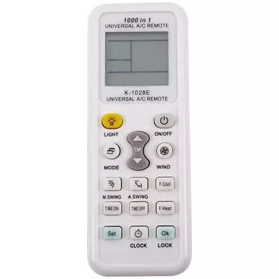 Universal  K-1028E 1000 In 1 Ac Digital Lcd Remote Control For Air3208 • $8.47