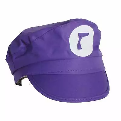 Adult Purple Plumber Hat Wario Mario Luigi Costume Hat Wario Hat  • $12.99