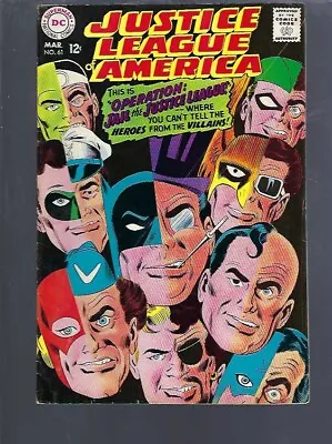Justice League Of America 61 - Vg 4.0 -       -  1960 Series  -  Dc Comics • $25