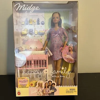 2003 Friends Of Barbie Mattel Midge And Baby Happy Family Mom 3 In 1 Crib NRFB • $169.99