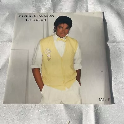 Michael Jackson Thriller Red Vinyl 45 Epic MJ1-9 Excellent • $24.49