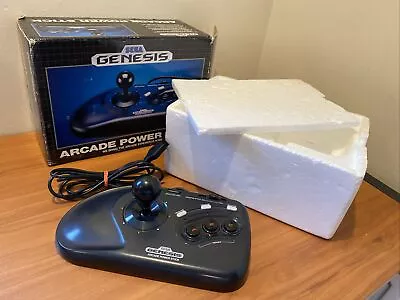 OFFICIAL Sega Genesis Arcade Power Stick Controller Joystick 1655 - Tested Works • $59.99