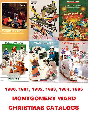 Vintage Montgomery Ward Christmas Catalogs On USB Flash Drive (1980-1985) • $49.99