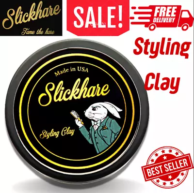 Styling Clay | Premium Men’S Hair Wax Paste Styling Clay | High Hold 4 Oz Ultra • $22.97