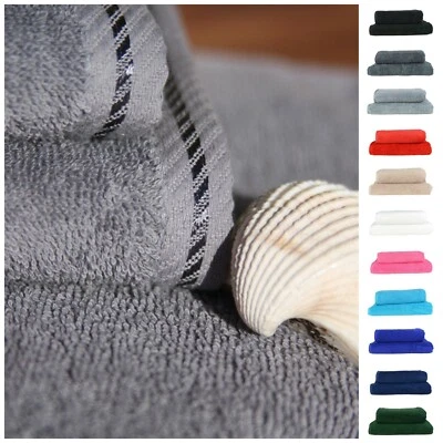 £12.75 • Buy Luxury Soft Cotton Towels Best Bathroom Gift Face Hand Bath Guest Towel Set